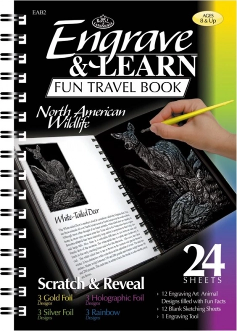 ROYAL & LANGNICKEL μπλοκ χάραξης – άγρια ζώα της Βόρειας Αμερικής