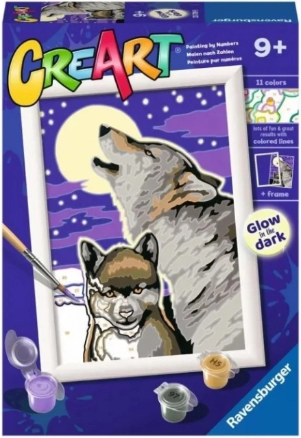 CreArt Mystical Wolves – ζωγραφική με αριθμούς