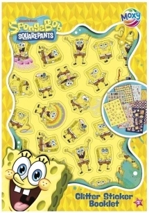 Αυτοκόλλητο τετράδιο SpongeBob – γκλίτερ αυτοκόλλητα (8 φύλλα)