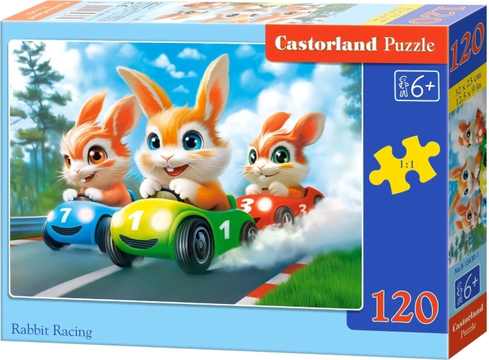 Παζλ Castorland Αγώνες κουνελιών 120 κομμάτια