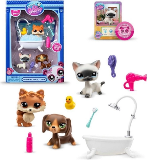 Σετ Littlest Pet Shop G7 S3 SPA με 3 φιγούρες