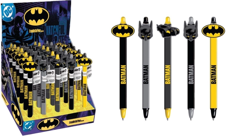 Στυλό με σβήσιμο Batman με 3D topper 11 cm