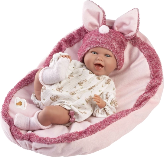 Llorens New Born ρεαλιστική κούκλα-μωρό με ήχους, 42 cm