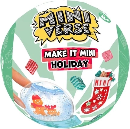 MGA Miniverse Make It Mini Holiday συλλεκτικό δημιουργικό σετ με έκπληξη - 1 τεμάχιο