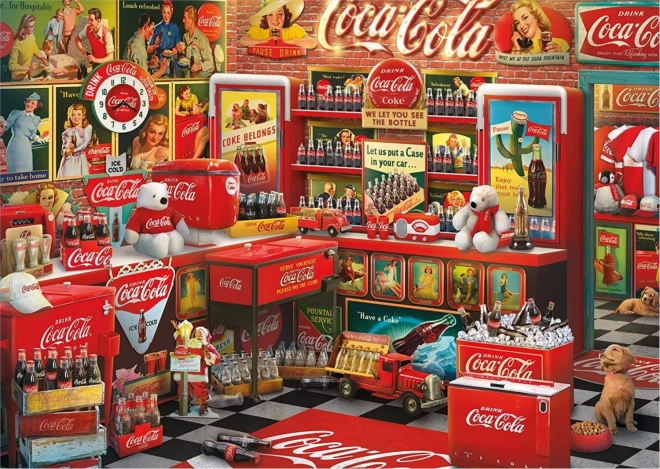 Παζλ SCHMIDT Coca-Cola – νοσταλγικό κατάστημα, 1000 κομμάτια
