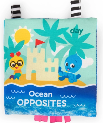 Baby Einstein μαλακό βιβλίο δραστηριοτήτων Ocean Opposites από τη γέννηση