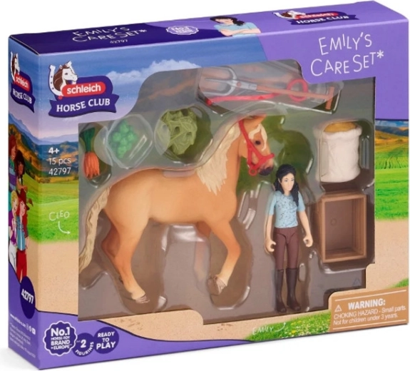 Σετ περιποίησης αλόγου Schleich Horse Club Emily