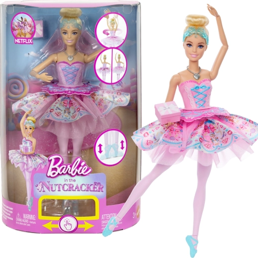 Barbie Καρυοθραύστης μπαλαρίνα Κλάρα με μεταβαλλόμενη φούστα