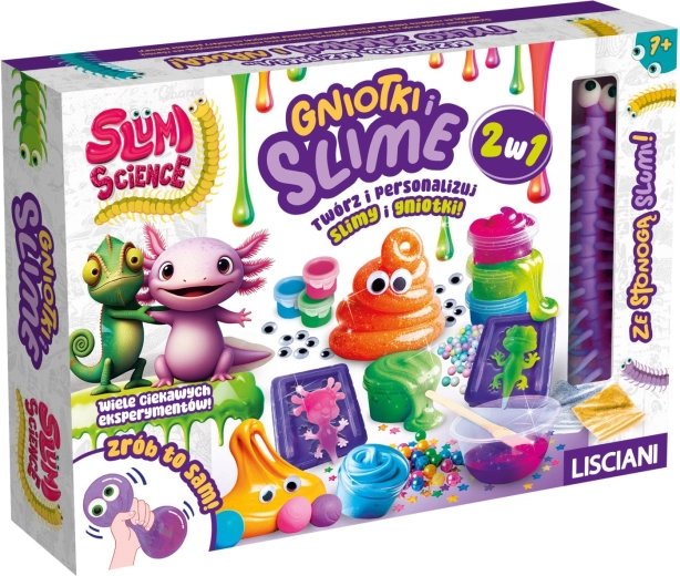 Σετ δημιουργικής κατασκευής Slumi Squish και Slime 2 σε 1