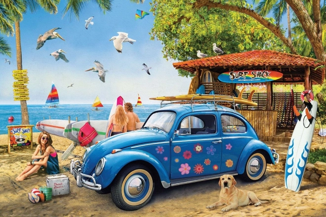 Παζλ Eurographics VW Σκαραβαίος και Σέρφερ 1000 κομμάτια