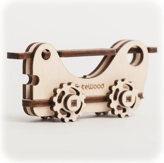 CuteWood ξύλινο 3D παζλ πυροσβεστικό όχημα