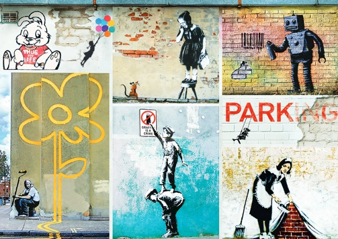 Παζλ EUROGRAPHICS Banksy 1000 κομμάτια