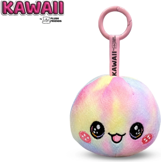 Plush Friends Kawaii ουράνιο λούτρινο μπρελόκ για κλειδιά Bao ντάμπλινγκ 8 cm