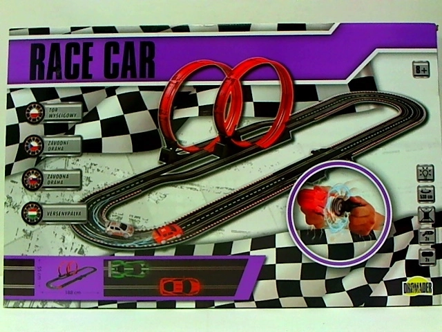 Πίστα αυτοκινήτων Race Car με χειροκίνητη κίνηση 530 cm