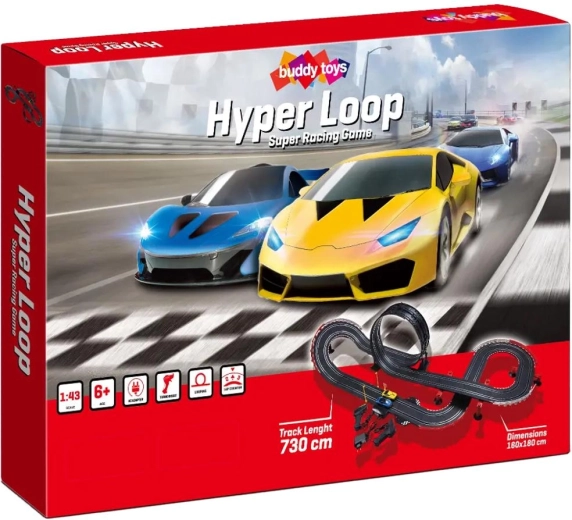 Πίστα αγωνιστικών αυτοκινήτων Hyper Loop Buddy Toys