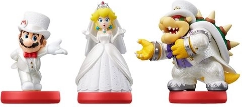 Φιγούρες amiibo Super Mario – γαμήλιο σετ Mario, Peach και Bowser (3 τεμ.)