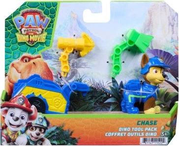 Paw Patrol: Η ταινία Dino – φιγούρα Chase με τρέιλερ διάσωσης και αξεσουάρ