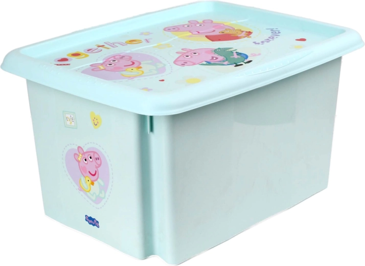 Πλαστικό κουτί αποθήκευσης με καπάκι KEEEPER Peppa Pig 15 l