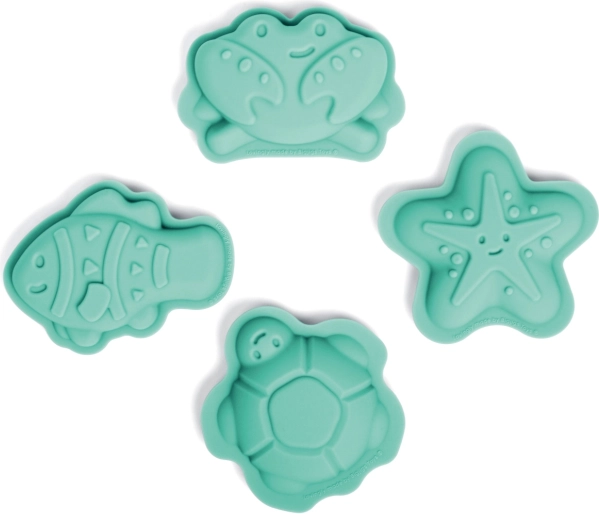 Φορμάκια άμμου από σιλικόνη Bigjigs Toys σε σχήμα ζωάκια