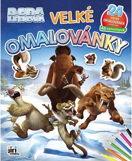 Μεγάλες ζωγραφιές για χρωμάτισμα Ice Age