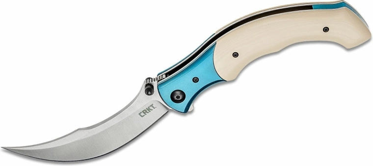 CRKT Ritual Ivory Blue αναδιπλούμενο μαχαίρι τσέπης 11 cm