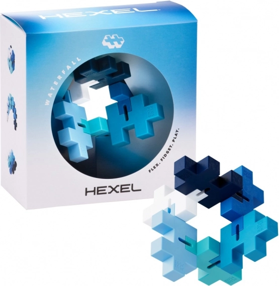 Plus-Plus Hexel Waterfall αντιστρες fidget από κομμάτια BIG