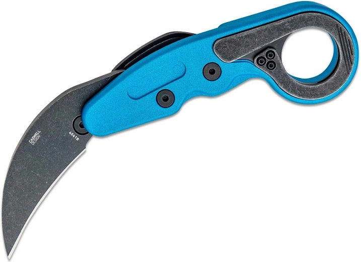 CRKT Provoke Blue Metallic karambit με κινηματικό άνοιγμα