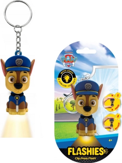 Μπρελόκ Paw Patrol Chase με φακό LED