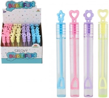 Φυσητήρι σαπουνόφουσκων με τζελ ανταλλακτικό 10,5 cm, 4 χρώματα