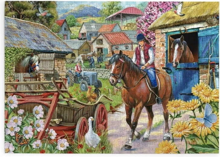 House of Puzzles Βόλτα με άλογα – παζλ με 500 μεγάλες κομμάτια
