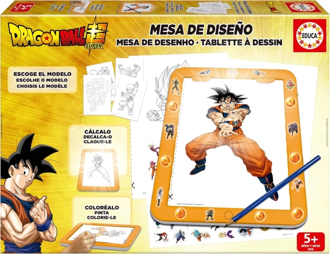 Δημιουργικό σετ με φωτιζόμενη βάση DRAGON BALL EDUCA