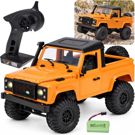 Τηλεκατευθυνόμενο όχημα εκτός δρόμου Land Rover Defender Pickup 4x4 σε κλίμακα 1:12