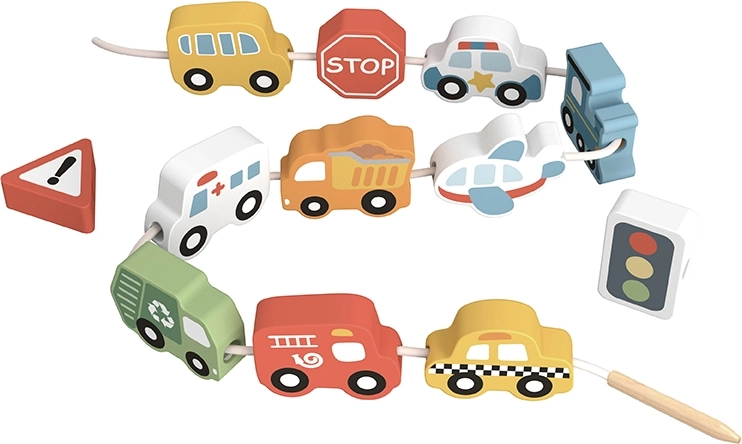 2Kids Toys Ξύλινο παιχνίδι περάσματος με θέμα τις μεταφορές