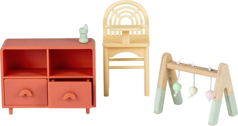 Σετ επίπλων Lundby για παιδικό δωμάτιο σε κουκλόσπιτο
