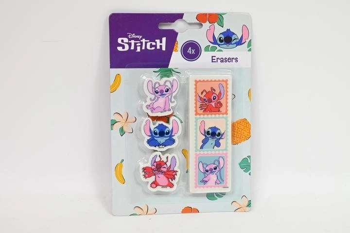 Γόμες Stitch – σετ 4 τεμ.