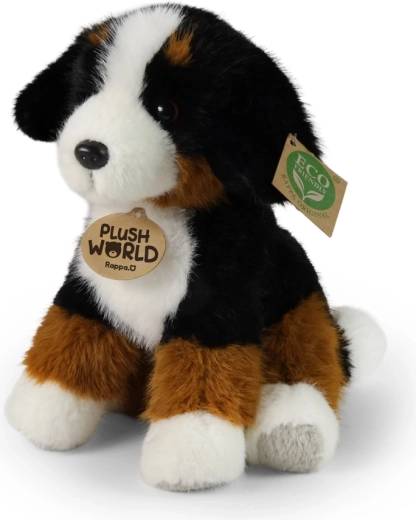 Λούτρινος σκύλος ράτσας Bernese Mountain Dog 20 cm Eco-friendly Plush World