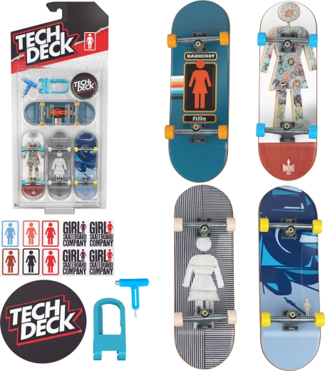 Fingerboard Tech Deck Girl Skate - 4 τεμάχια