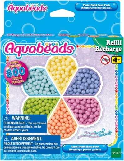 Σετ αναπλήρωσης παστέλ χαντρών Aquabeads