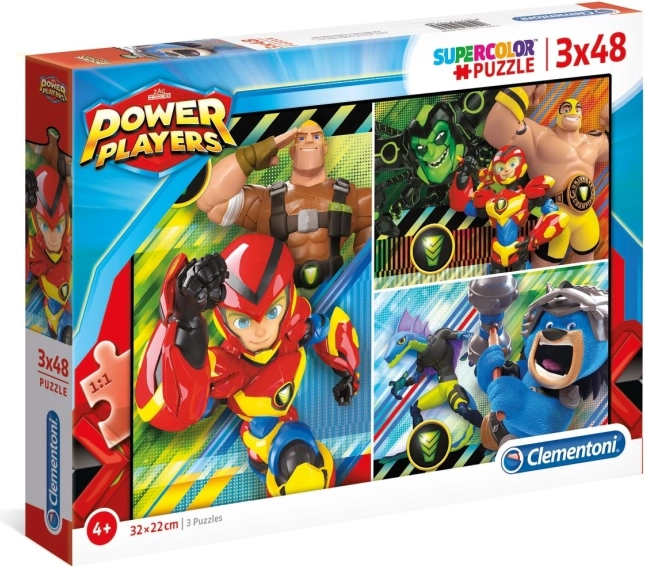 Παζλ Power Players 3x48 κομμάτια