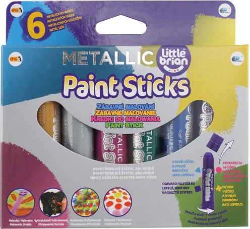 Little Brian paint Sticks μεταλλικές μπογιές