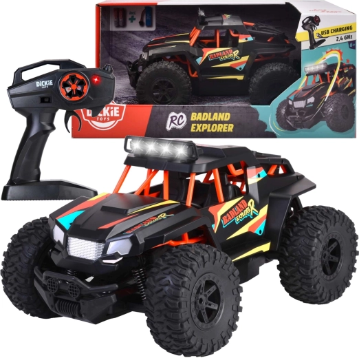 Outlet τηλεκατευθυνόμενο όχημα εκτός δρόμου Dickie Toys AC Badland Explorer RC – ελαττωματικό