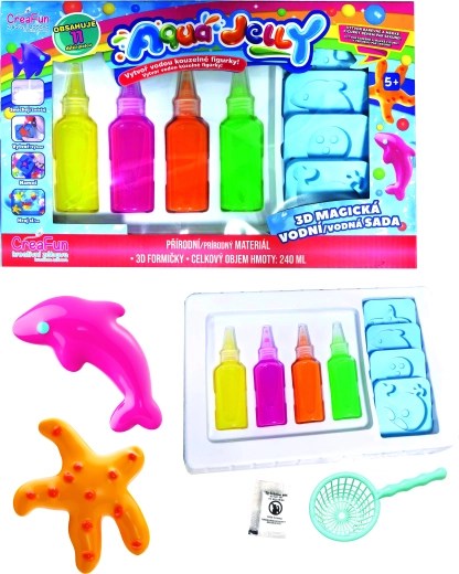 Aqua Jelly 3D μαγικές φιγούρες δημιουργικό σετ