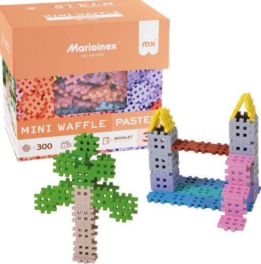 Σετ κατασκευών Marioinex Mini Waffle Pastel 300 τεμάχια
