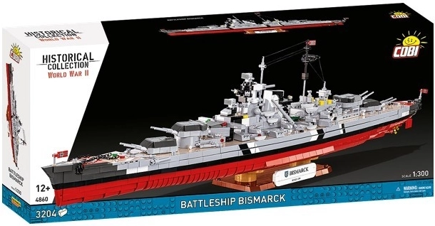 Κατασκευαστικό σετ θωρηκτού BISMARCK 1:300 – 3204 τεμάχια