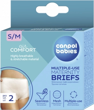 Canpol babies διχτυωτό εσώρουχο μετά τον τοκετό S/M – 2 τεμ.