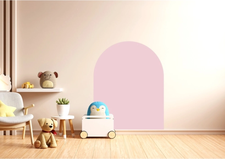 Cleverclixx μαγνητική αυτοκόλλητη μεμβράνη τοίχου Dream Pink 95 × 75 cm