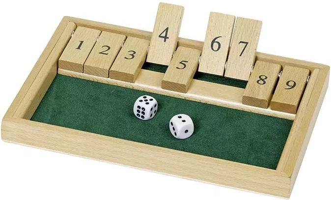 Ταξιδιωτικό παιχνίδι Shut the box II