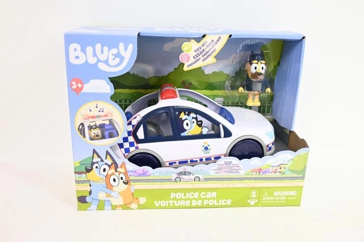 Αστυνομικό αυτοκίνητο Bluey με φώτα και ήχους + φιγούρα αστυνομικού - 1 τεμάχιο