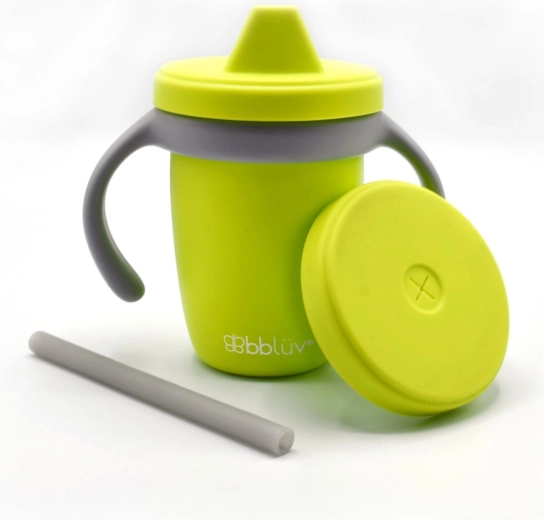 BBLÜV sippy cup αναπτυσσόμενο σιλικονούχο κυπελλάκι lime