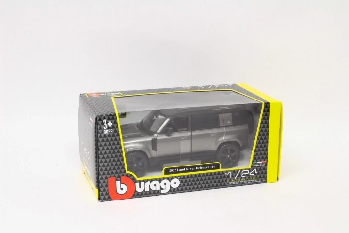 Bburago Land Rover Defender 110 2022 γκρι μεταλλικό 1:24